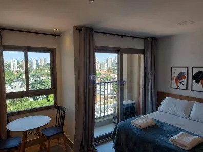 Apartamento com 1 Quarto para alugar, 23m² no Campo Belo, São Paulo