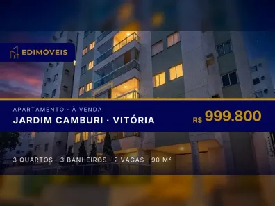 Apartamento com 3 Quartos à venda, 90m² no Jardim Camburi, Vitória