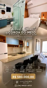 Apartamento com 1 Quarto à venda, 47m² no Coroa do Meio, Aracaju