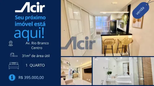 Apartamento com 1 Quarto à venda, 40m² no Centro, Rio de Janeiro