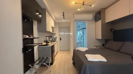 Apartamento com 1 Quarto para alugar, 28m² no Pinheiros, São Paulo