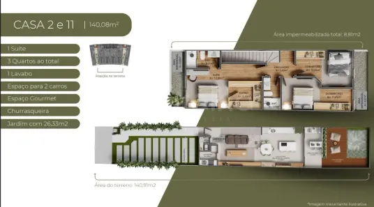 Casa com 3 Quartos à venda, 140m² no Pedra Branca, Palhoça