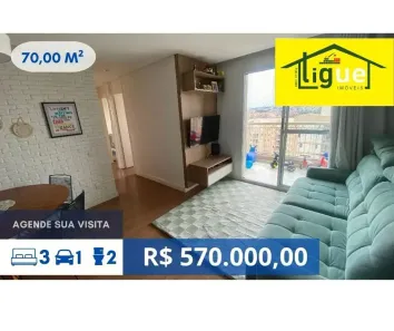 Apartamento com 3 Quartos à venda, 70m² no Vila Polopoli, São Paulo