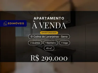 Apartamento com 2 Quartos à venda, 45m² no Colina de Laranjeiras, Serra