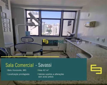 Sala Comercial à venda, 42m² no Santo Antônio, Belo Horizonte