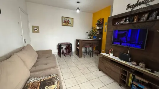 Apartamento com 2 Quartos para alugar, 55m² no Canto do Forte, Praia Grande
