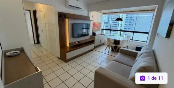Apartamento com 3 Quartos para alugar, 65m² no Boa Viagem, Recife