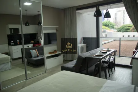 Flat com 1 Quarto para alugar, 35m² no Vila Olímpia, São Paulo