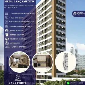 Apartamento com 1 Quarto à venda, 28m² no Graças, Recife