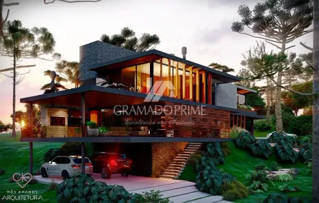 Casa de Condomínio com 4 Quartos à venda, 827m² no Aspen Mountain, Gramado