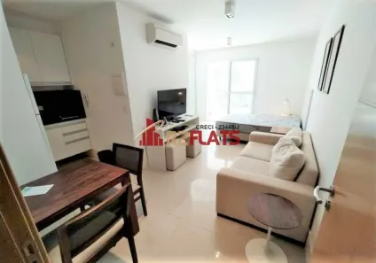 Apartamento com 1 Quarto para alugar, 38m² no Itaim Bibi, São Paulo