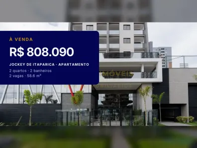 Apartamento com 2 Quartos à venda, 58m² no Jockey de Itaparica, Vila Velha