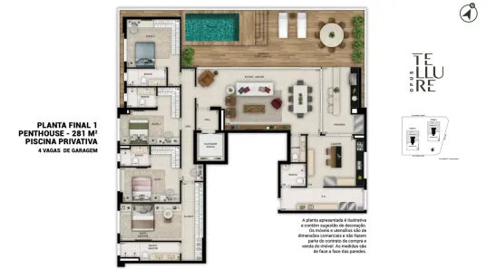 Cobertura com 4 Quartos à venda, 281m² no Serrinha, Goiânia