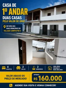 Casa com 4 Quartos à venda, 180m² no Cidade Universitária, Maceió