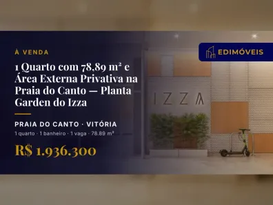 Apartamento com 1 Quarto à venda, 78m² no Praia do Canto, Vitória