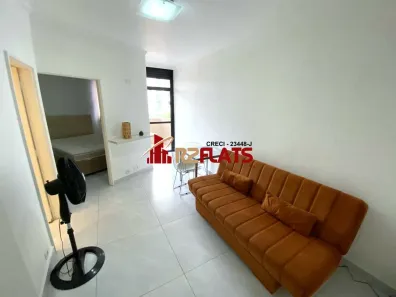 Flat com 1 Quarto para alugar, 33m² no Indianópolis, São Paulo