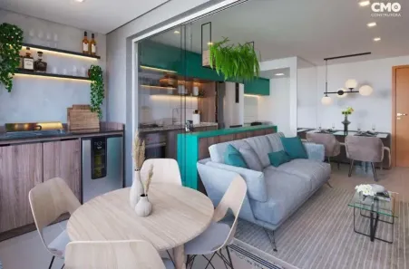 Apartamento com 2 Quartos à venda, 66m² no Setor Bueno, Goiânia