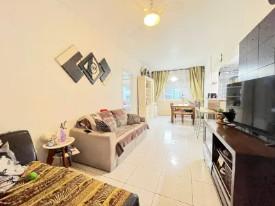 Apartamento com 1 Quarto à venda, 45m² no Itararé, São Vicente