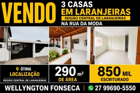 Casa com 9 Quartos à venda, 290m² no Parque Residencial Laranjeiras, Serra