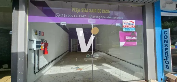 Imóvel Comercial para alugar, 80m² no Centro, Presidente Prudente
