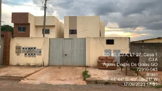 Apartamento com 2 Quartos à venda, 52m² no Parque da Barragem Setor 08, Águas Lindas de Goiás