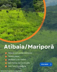 Lote/Terreno à venda, 600m² no Chácara da Colina, Atibaia