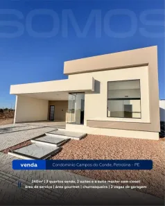 Casa de Condomínio com 3 Quartos à venda, 168m² no Topázio, Petrolina