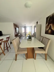 Apartamento com 3 Quartos para alugar, 94m² no Ponta Negra, Natal