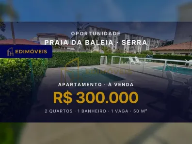 Apartamento com 2 Quartos à venda, 50m² no Praia da Baleia, Serra