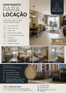 Apartamento com 2 Quartos para alugar, 78m² no Renascença, São Luís
