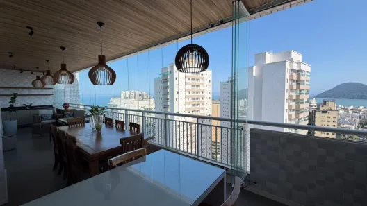 Apartamento com 3 Quartos para alugar, 130m² no Vila Alzira, Guarujá
