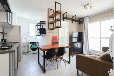 Apartamento com 2 Quartos para alugar, 37m² no Lapa de Baixo, São Paulo