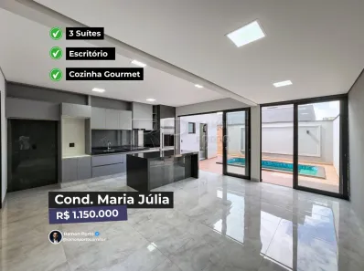 Casa de Condomínio com 3 Quartos à venda, 168m² no Residencial Maria Júlia, São José do Rio Preto