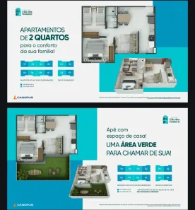 Apartamento com 2 Quartos à venda, 45m² no Pindaí, Paço do Lumiar