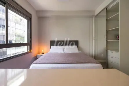 Apartamento com 1 Quarto para alugar, 32m² no Vila Madalena, São Paulo