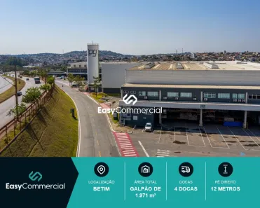 Galpão/Depósito/Armazém para alugar, 1971m² no Vila Cristina, Betim