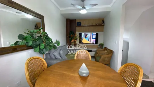 Casa de Condomínio com 2 Quartos à venda, 112m² no Vila Mathias, Santos