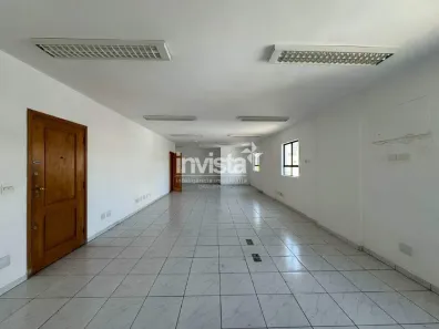 Sala Comercial com 1 Quarto para alugar, 127m² no Gonzaga, Santos