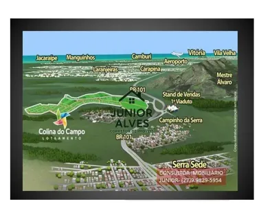 Lote/Terreno à venda, 315m² no Campinho da Serra I, Serra