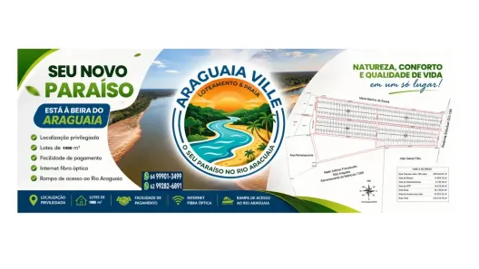 Fazenda/Sítio à venda, 1000m² no Setor Araguaia, Aragarças