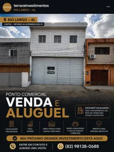 Ponto Comercial para venda ou aluguel, 200m² no , Rio Largo