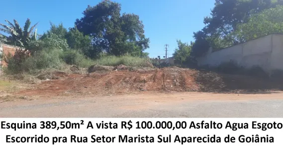 Lote/Terreno à venda, 389m² no Setor Marista Sul, Aparecida de Goiânia