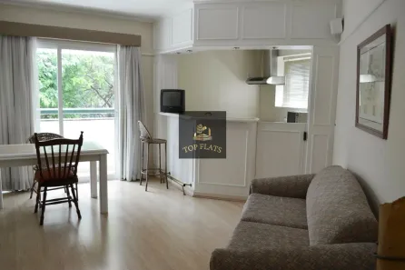 Flat com 1 Quarto para alugar, 40m² no Itaim Bibi, São Paulo