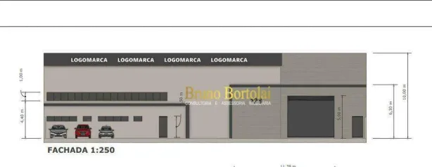 Galpão/Depósito/Armazém para alugar, 1600m² no Jardim Novo II, Rio Claro