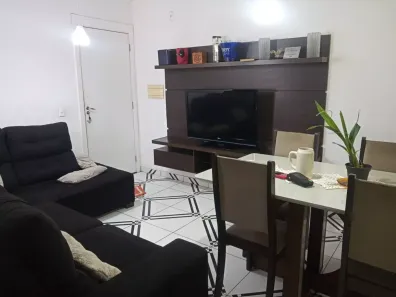 Apartamento com 2 Quartos para alugar, 47m² no Jardim São Luiz, Jandira