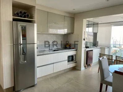 Apartamento com 1 Quarto para alugar, 44m² no Cidade Monções, São Paulo