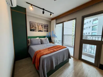 Apartamento com 1 Quarto para venda ou aluguel, 25m² no Santo Amaro, São Paulo