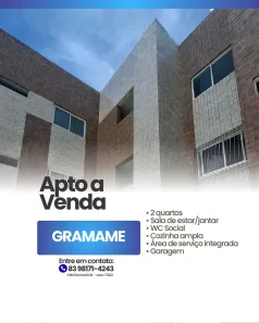 Apartamento com 1 Quarto à venda, 50m² no Gramame, João Pessoa