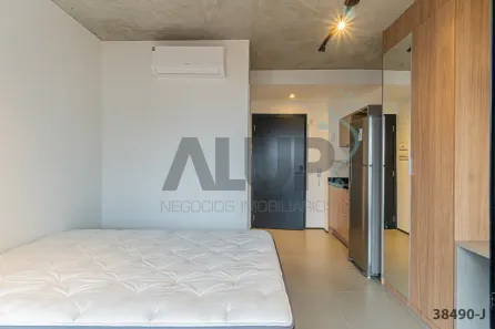 Apartamento com 1 Quarto para alugar, 25m² no Brooklin Paulista, São Paulo