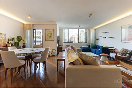 Apartamento com 3 Quartos para alugar, 180m² no Vila Nova Conceição, São Paulo